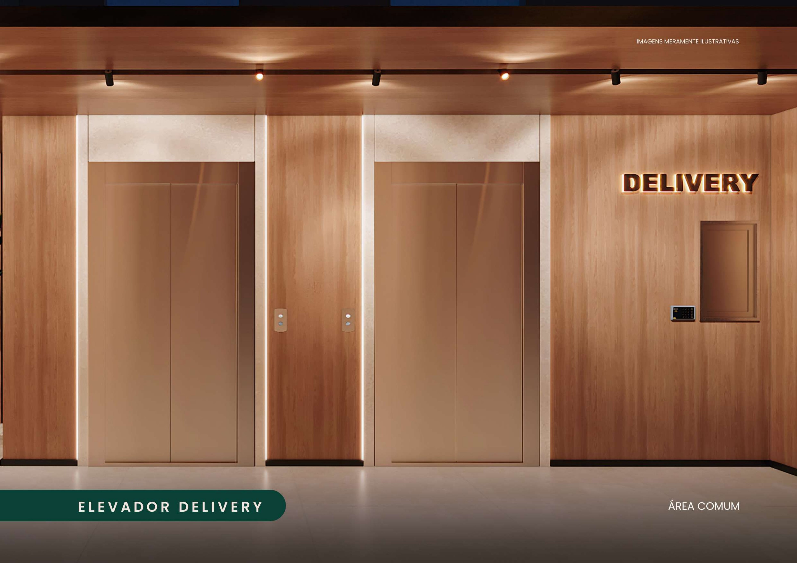 Elevador delivery do Park Avenue